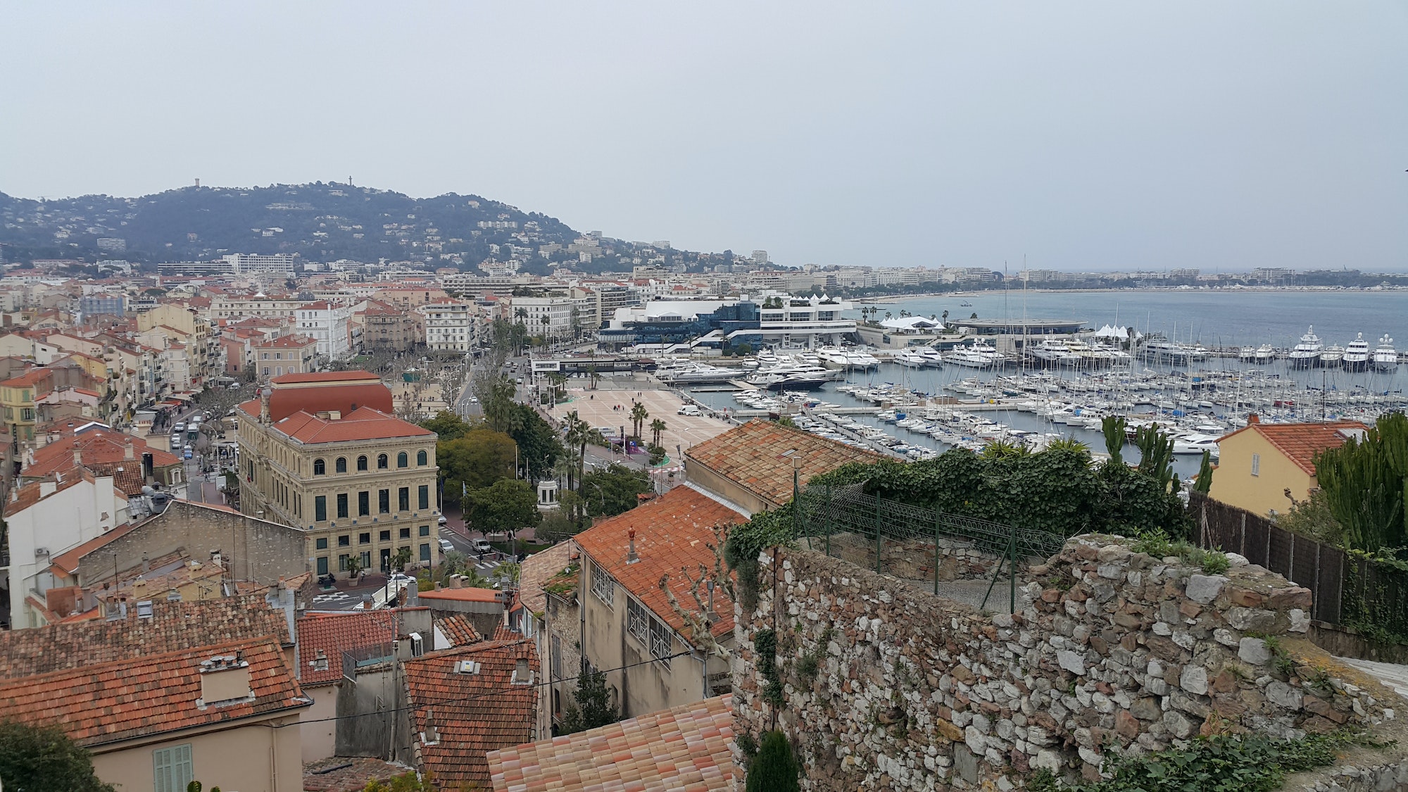 Aerial view of Cannes, France
