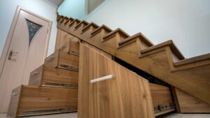 rangement sous-escalier